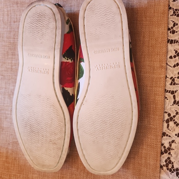 Sperry Top Sider x Milly floral limited edition boat shoes women's size 7 - Picture 3 of 6